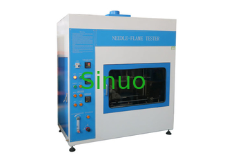 Agulha - IEC pequeno 60695-11-5 do teste de Hazad do fogo do efeito da chama da câmara do teste da inflamabilidade do método de testes da chama