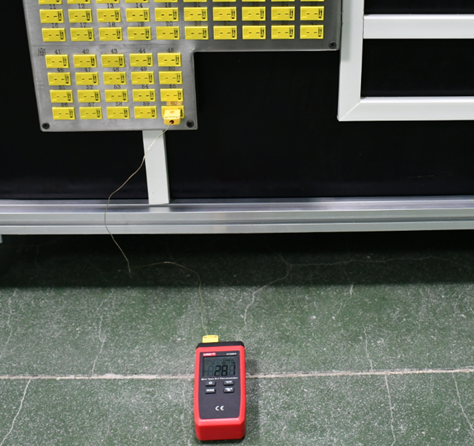 Canto de Matt Black Painted Heating Test do dispositivo da posse de casa do IEC 60335-1 0