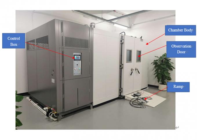 IEC 1251 Câmara de temperatura e umidade constantes com controlo PLC para ensaio de painéis solares 2