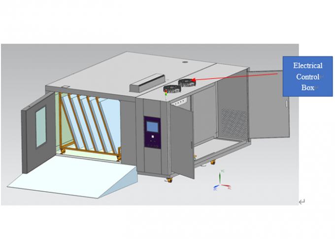 IEC 1251 Câmara de temperatura e umidade constantes com controlo PLC para ensaio de painéis solares 4
