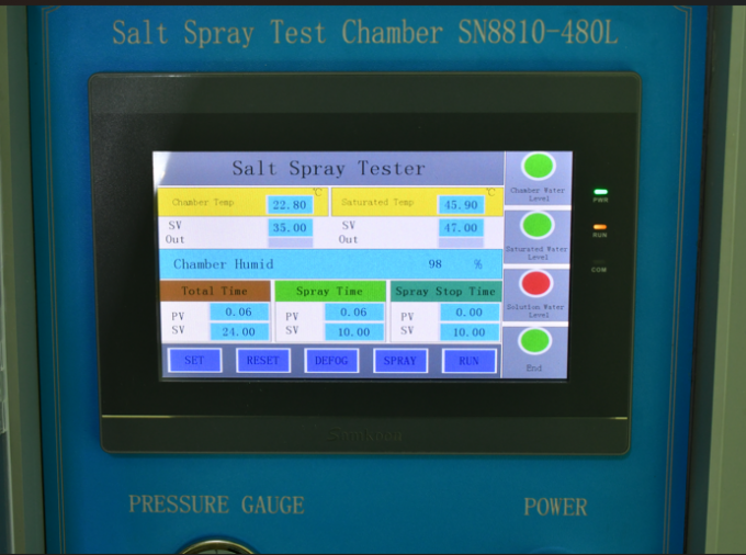 Câmara 480L do teste da névoa do pulverizador de sal do IEC 60068-2-11 para o teste de resistência da corrosão 1