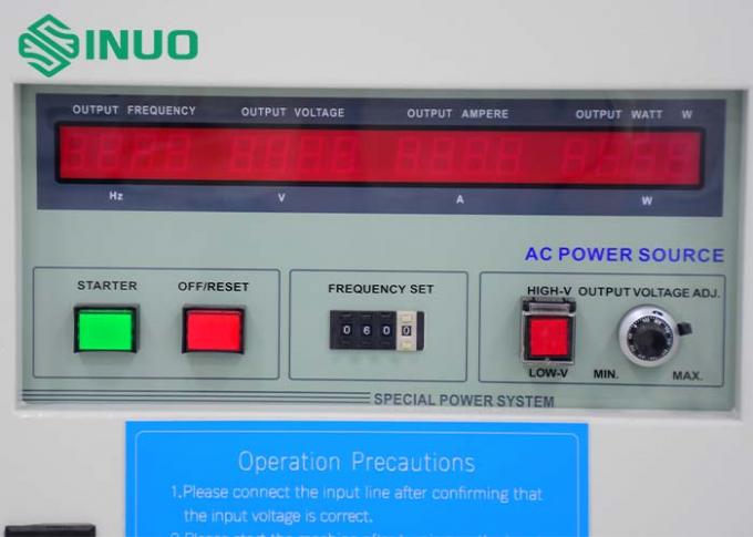 Fornecimento de energia AC de fase única 5KVA IEC 61800-2 utilizado para aparelhos domésticos 1
