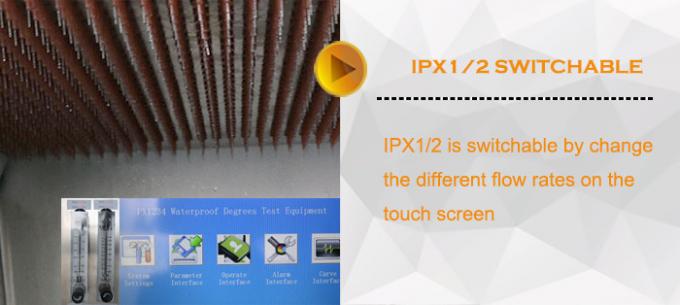 Equipamento de testes de queda vertical da caixa do gotejamento da proteção de Dops da água do código IPX1 IPX2 do IP do IEC 60529 2