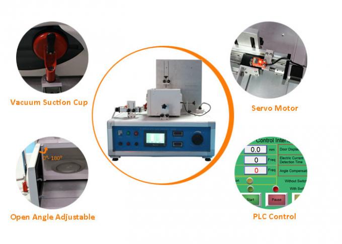Teste de resistência do sistema da porta dos fornos micro-ondas do equipamento de testes do dispositivo IEC60335-2-25 bonde 0