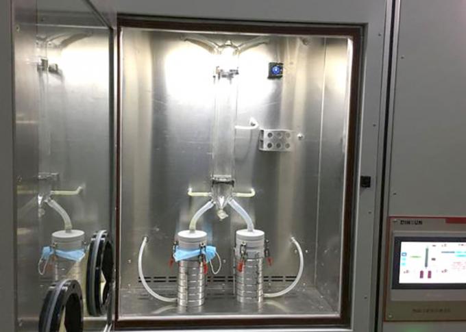 28,3 litros câmara do teste da eficiência da filtragem de Min Medical Material Tester Bacterial (BFE) 0