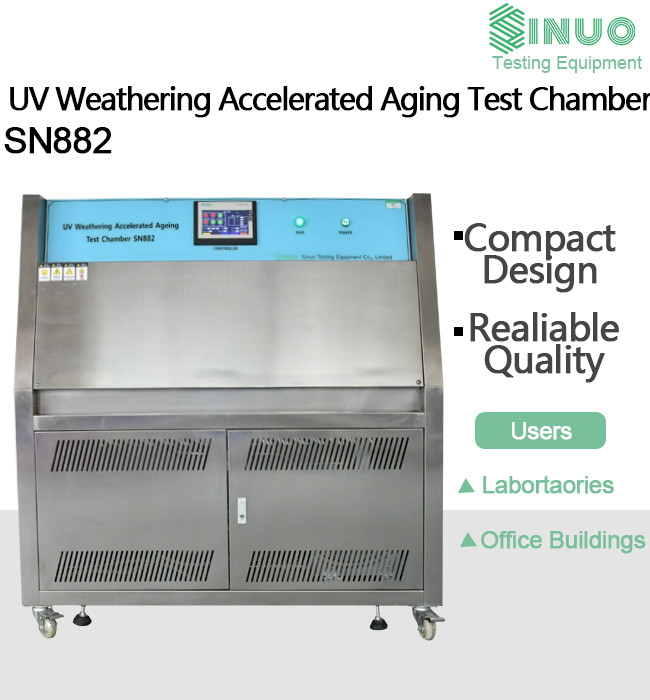 Câmara climática de envelhecimento acelerada UV do teste ambiental da resistência de ASTMD 4329 1