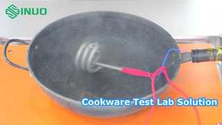 Equipamento avançado de teste de panelas com solução completa Veja como os laboratórios testam a EN 12983-1
