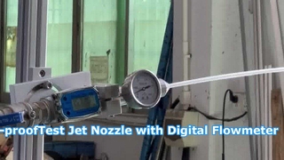 Conjunto de bocal de jato IPX5 com medidor de vazão digital SN447B