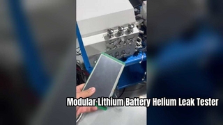 Detector de vazamento modular do espectrômetro de massa de hélio da bateria de lítio