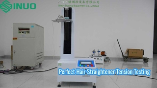 Verificador da uniformidade da tensão do Straightener do cabelo do IEC 61855 com controle inteligente do PLC