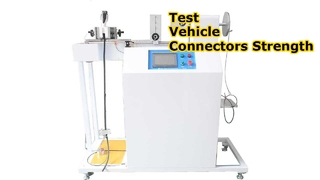 Plugues e conectores de veículos, ancoragem de cabos, força de tração e aparelho de teste de torque