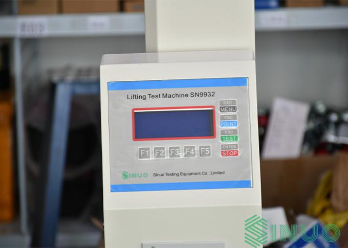 Máquina de levantamento do teste do parafuso da bola da elevada precisão do IEC 60598-2-17 para o teste de levantamento 1