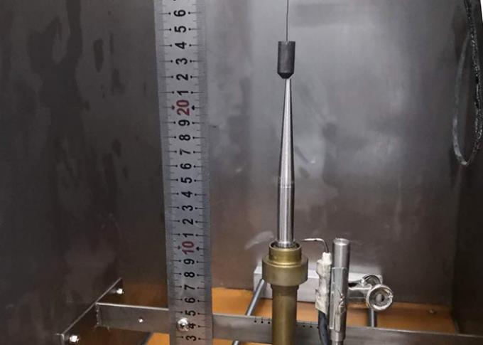 Dispositivo vertical do teste da inflamabilidade do único cabo IEC60332-1-2 elétrico ou do cabo de fibra ótica 2