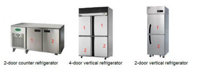 Porta do refrigerador de IEC60335-2-24 4-Station e sistema de teste da resistência da gaveta 0